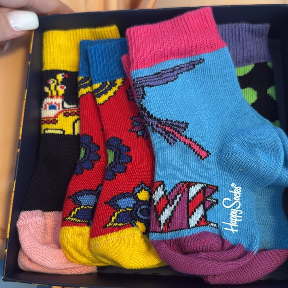 The Beatles Happy Socks Box